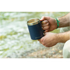 Arctic Zone Titan Thermal HP Copper Insulated Mug, 14 oz Laser Engraving - Navy - Front 3