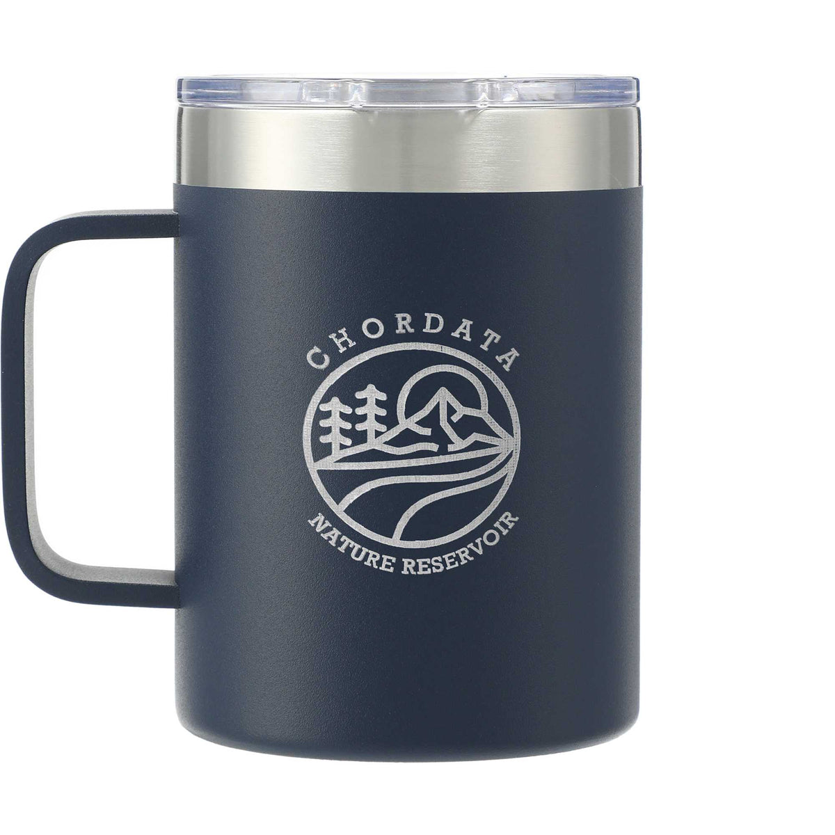 Arctic Zone Titan Thermal HP Copper Insulated Mug, 14 oz Laser Engraving - Navy - Front 5