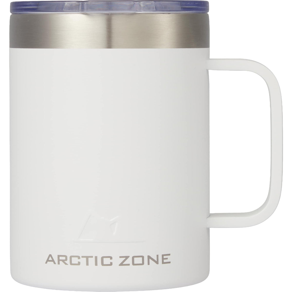 Arctic Zone Titan Thermal HP Copper Insulated Mug, 14 oz Laser Engraving - White - Back