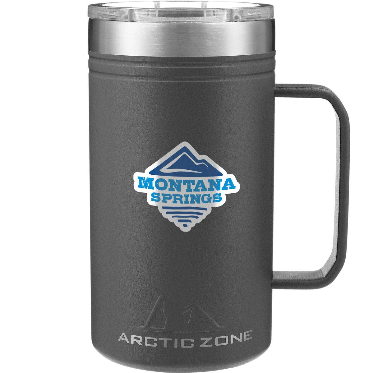 Arctic Zone Titan Thermal HP Copper Insulated Mug, 24 oz Laser Engraving - Gray - Front 2