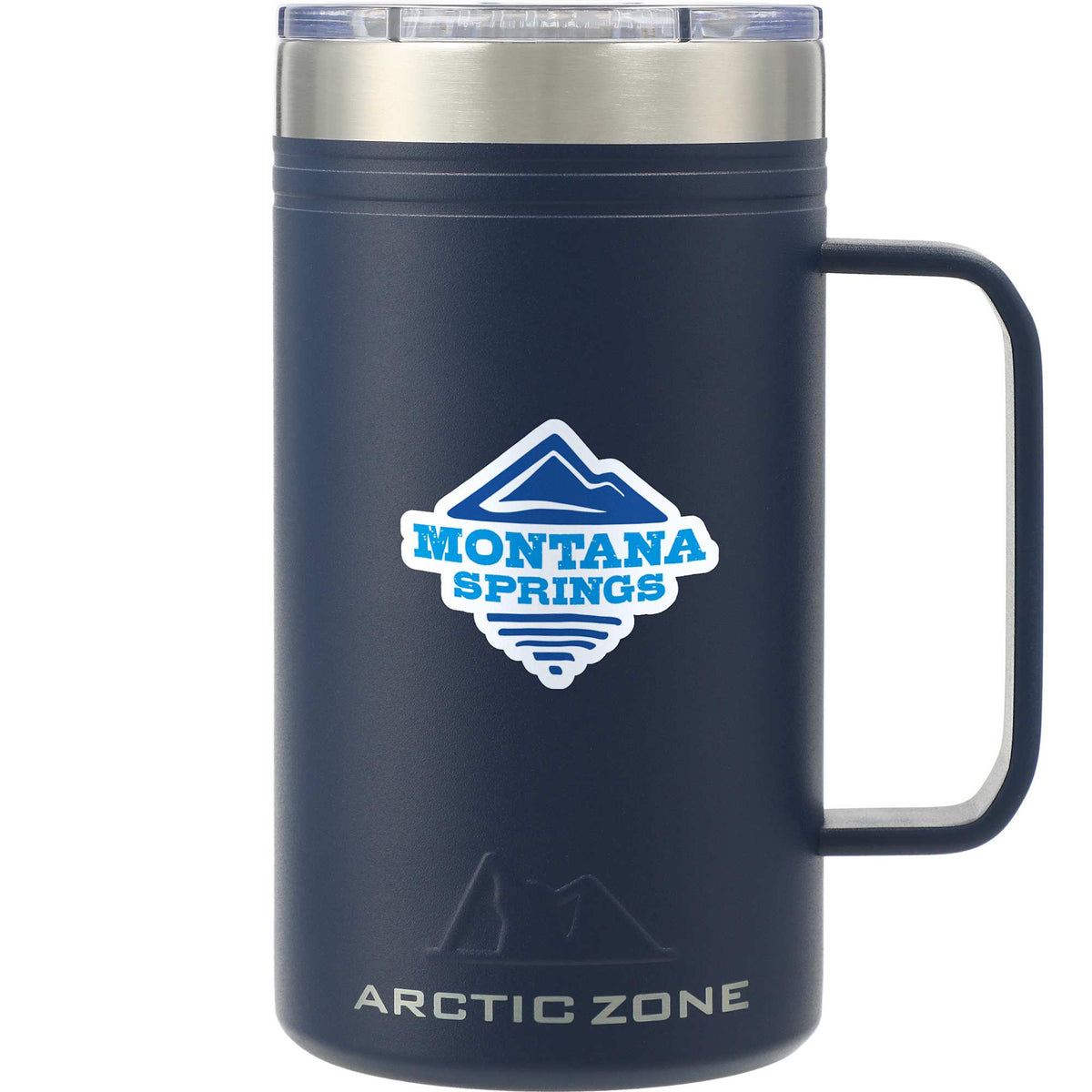 Arctic Zone Titan Thermal HP Copper Insulated Mug, 24 oz Laser Engraving - Navy - Front