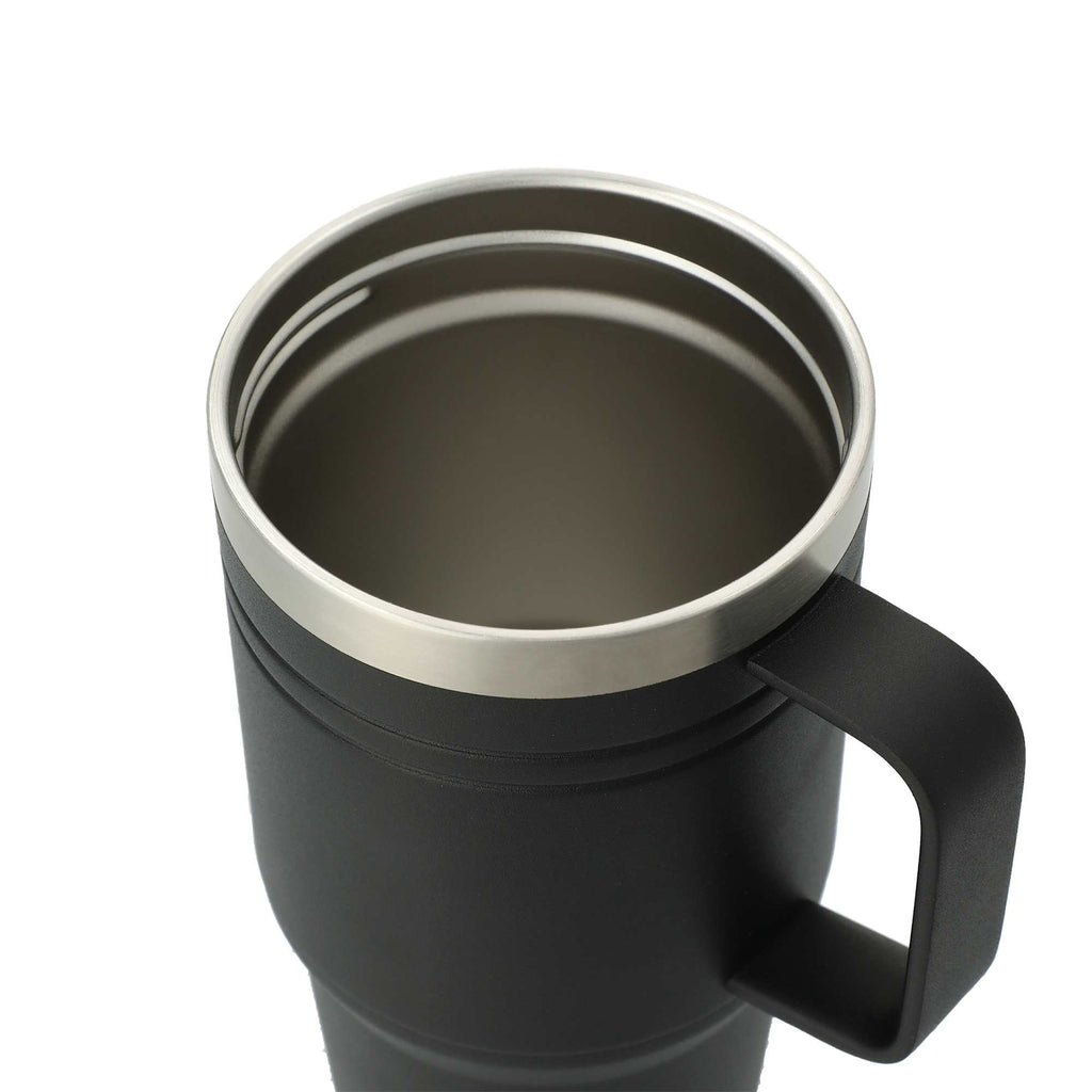 Arctic Zone Titan Thermal HP Recycled Mug, 20 oz Laser Engraving - Black - Left Angle 3