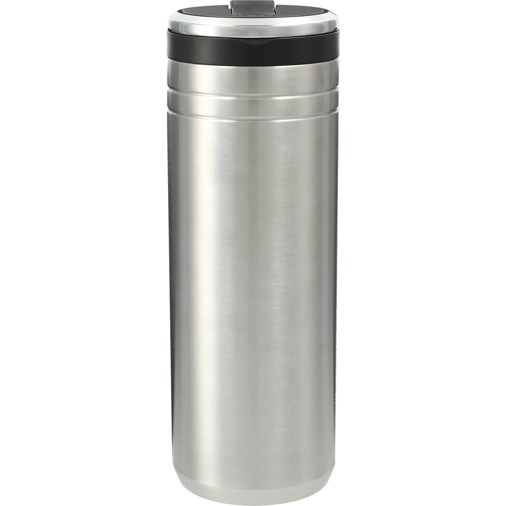 Arctic Zone Titan Thermal HP Straw Tumbler with Loop, 24 oz Laser Engraving - Silver - Back
