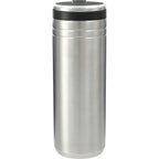 Arctic Zone Titan Thermal HP Straw Tumbler with Loop, 24 oz Laser Engraving - Silver - Back
