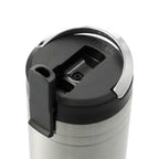 Arctic Zone Titan Thermal HP Straw Tumbler with Loop, 24 oz Laser Engraving - Silver - Left Angle