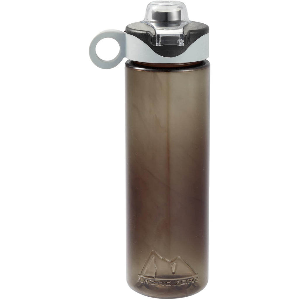 Arctic Zone Wide Mouth Sports Bottle in Tritan Renew, 28 oz Full Color - Smoke - Back 2