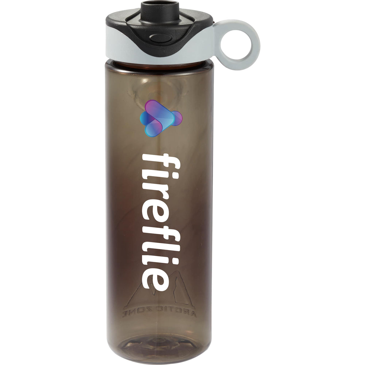 Arctic Zone Wide Mouth Sports Bottle in Tritan Renew, 28 oz - Smoke - Front