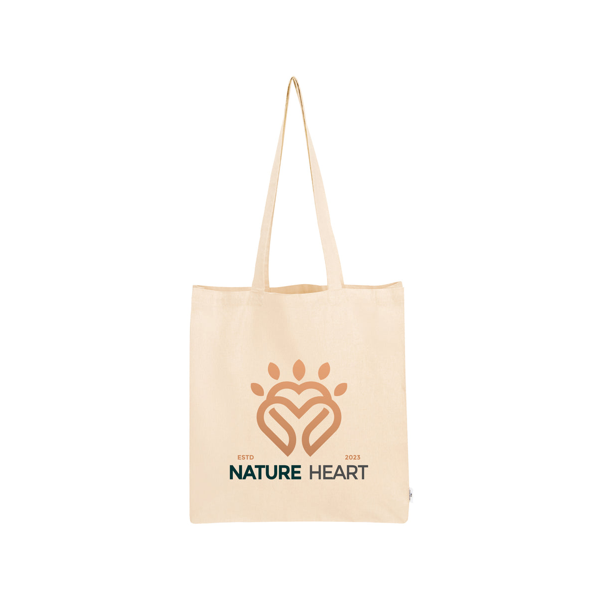 Arden Recycled Cotton Canvas Tote Bag, 3 oz - Beige - Colorbrite