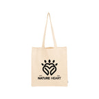 Arden Recycled Cotton Canvas Tote Bag, 3 oz - Beige - Silk Screen