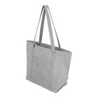 Arden Starboard Recycled Cotton Tote Bag, 9 oz - Gray - Angle