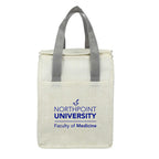 Ares Recycled Non-Woven Cooler for 12 Cans Full Color - Gray - Front 2