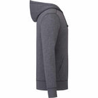 Argus Eco Fleece Full Zip Hoodie for Men Embroidery - Heather Dark Charcoal - Right Side