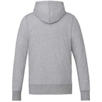 Argus Eco Fleece Full Zip Hoodie for Men Embroidery - Heather Grey - Back