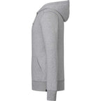 Argus Eco Fleece Full Zip Hoodie for Men Embroidery - Heather Grey - Left Side