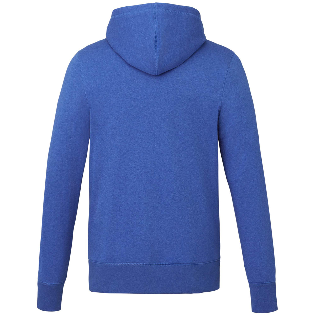 Argus Eco Fleece Full Zip Hoodie for Men Embroidery - New Royal Heather - Back