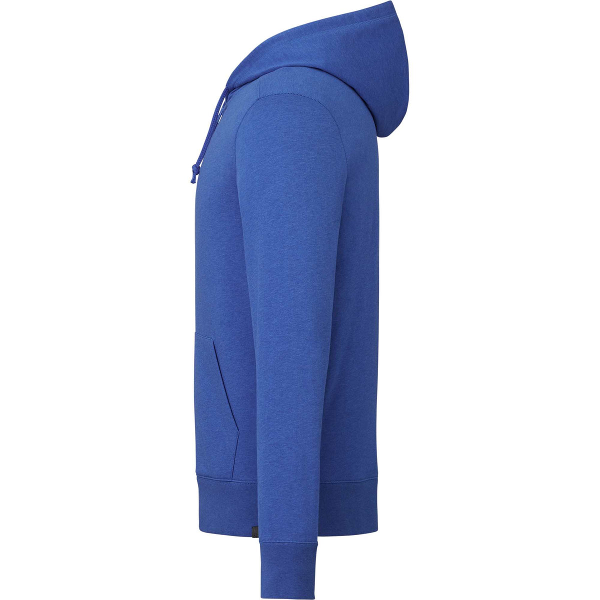 Argus Eco Fleece Full Zip Hoodie for Men Embroidery - New Royal Heather - Left Side
