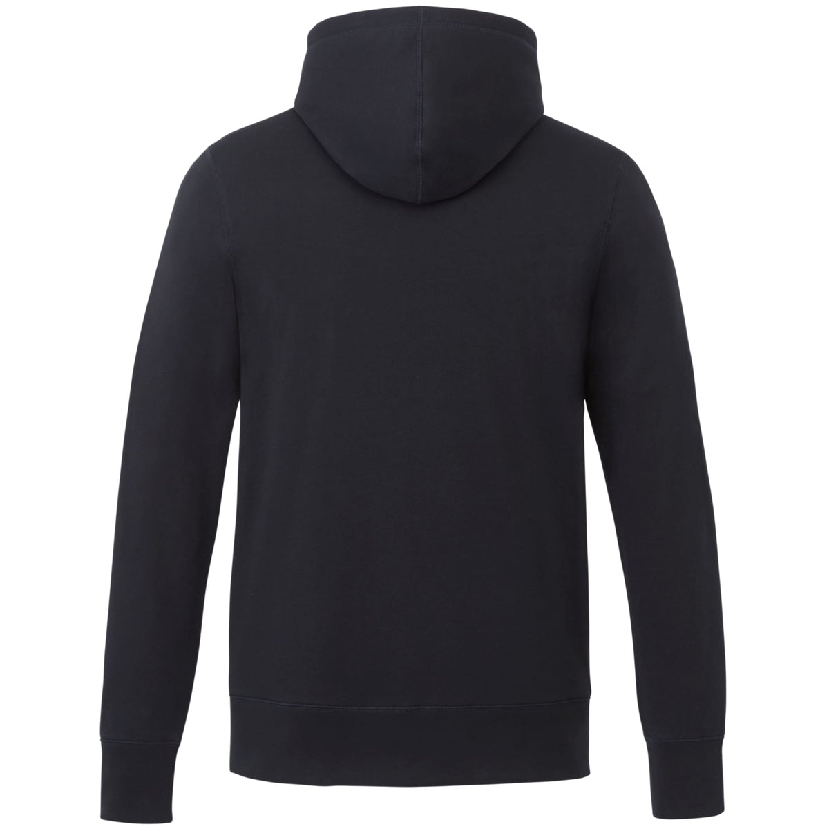 Argus Eco Fleece Full Zip Hoodie for Men Transfer - Black - Back