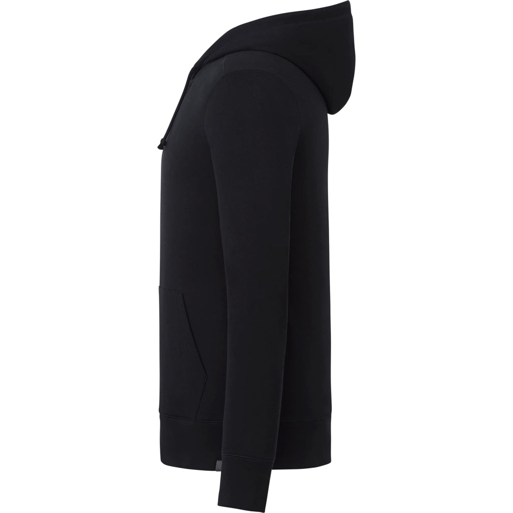 Argus Eco Fleece Full Zip Hoodie for Men Transfer - Black - Left Side