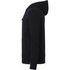 Argus Eco Fleece Full Zip Hoodie for Men Transfer - Black - Left Side