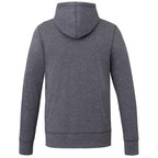 Argus Eco Fleece Full Zip Hoodie for Men Transfer - Heather Dark Charcoal - Back