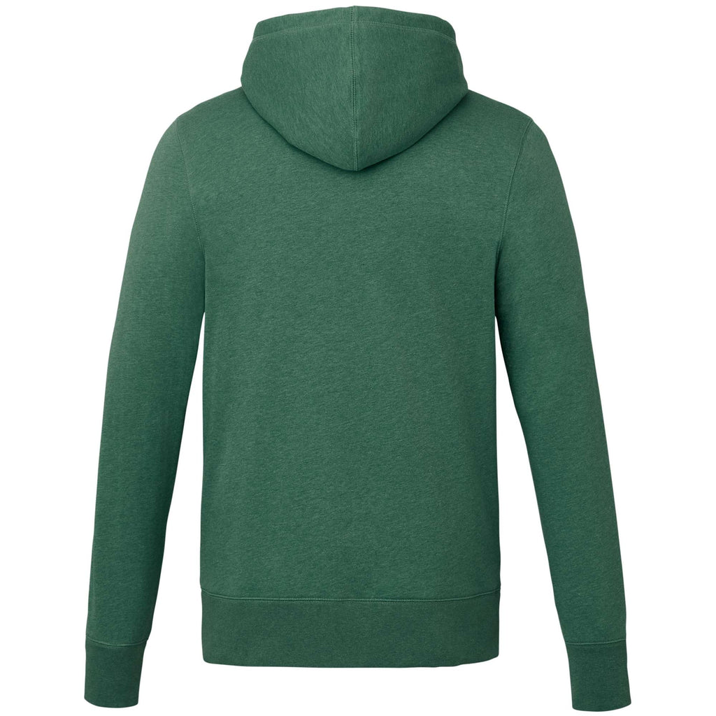 Argus Eco Fleece Full Zip Hoodie for Men Transfer - Juniper Heather - Back