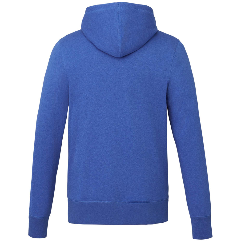 Argus Eco Fleece Full Zip Hoodie for Men Transfer - New Royal Heather - Back
