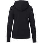 Argus Eco Fleece Full Zip Hoodie for Women Embroidery - Black - Back