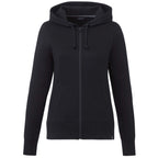 Argus Eco Fleece Full Zip Hoodie for Women Transfer - Black - Front