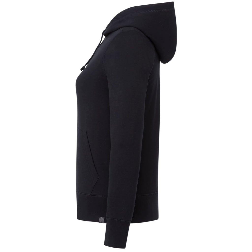 Argus Eco Fleece Full Zip Hoodie for Women Transfer - Black - Left Side