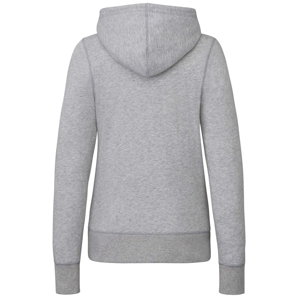 Argus Eco Fleece Full Zip Hoodie for Women Transfer - Heather Grey - Back