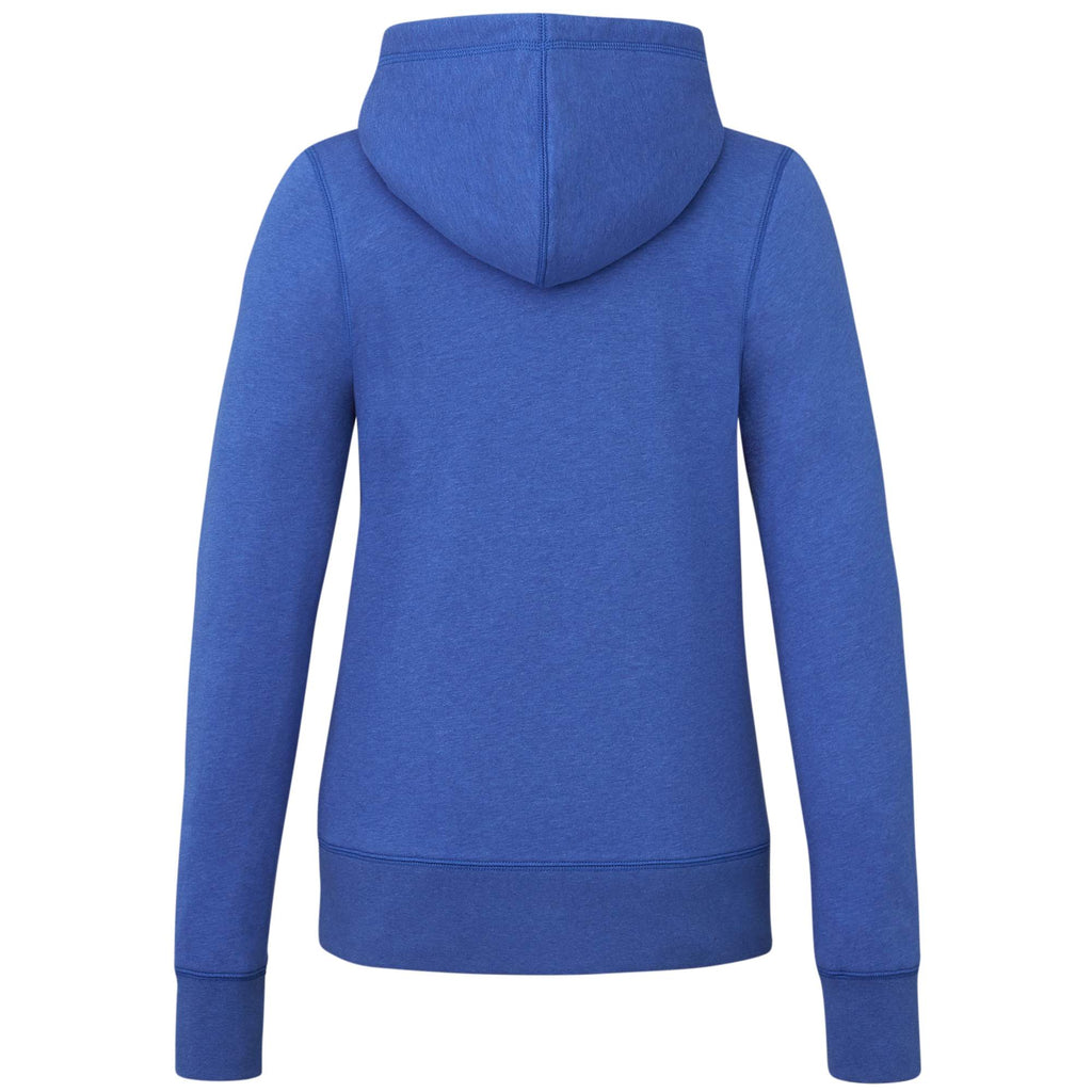 Argus Eco Fleece Full Zip Hoodie for Women Transfer - New Royal Heather - Back