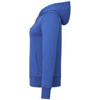Argus Eco Fleece Full Zip Hoodie for Women Transfer - New Royal Heather - Left Side