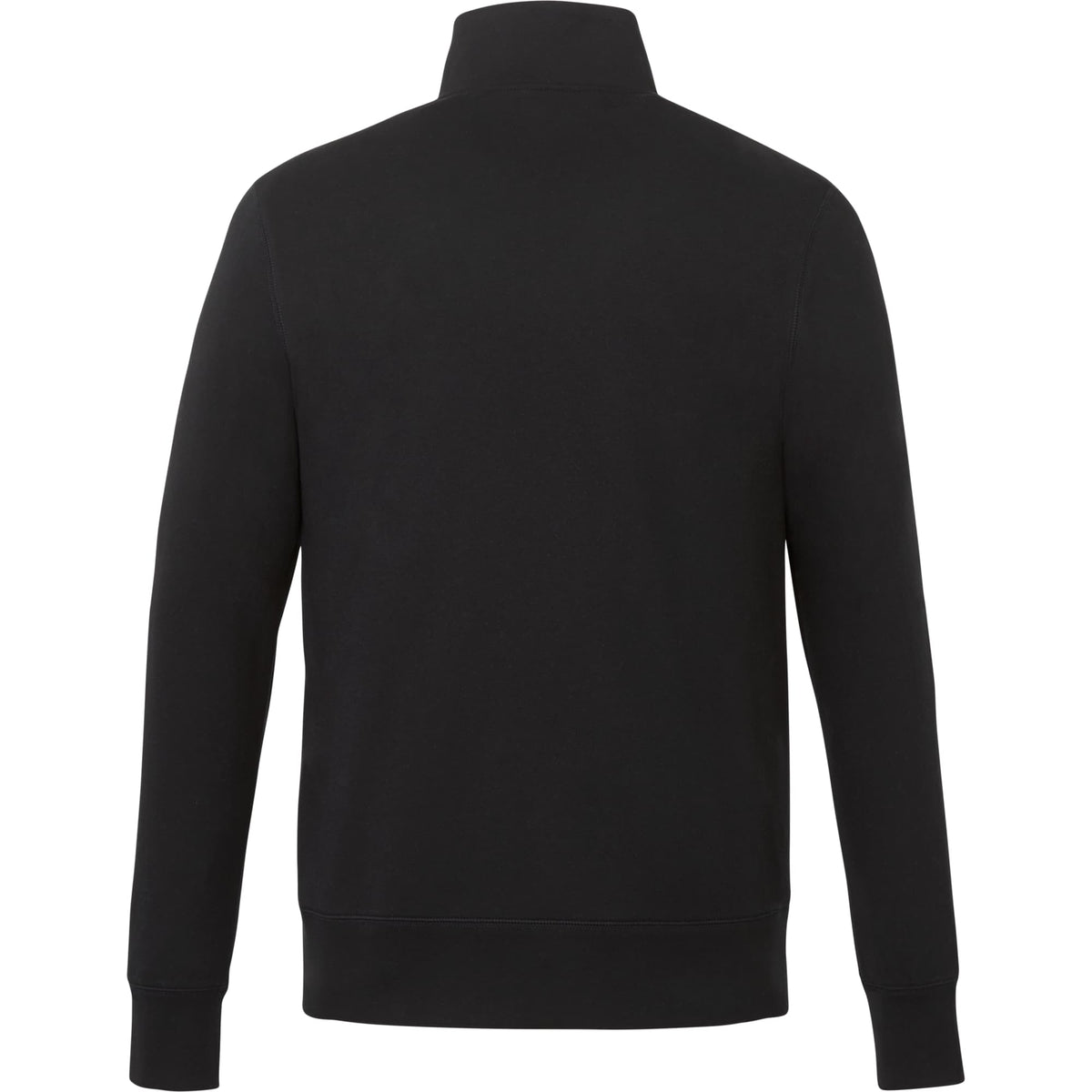 Argus Eco Fleece Full Zip Jacket for Men Embroidery - Black - Back