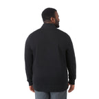 Argus Eco Fleece Full Zip Jacket for Men Transfer - Black - Back On Model
