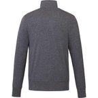 Argus Eco Fleece Full Zip Jacket for Men Transfer - Heather Dark Charcoal - Back