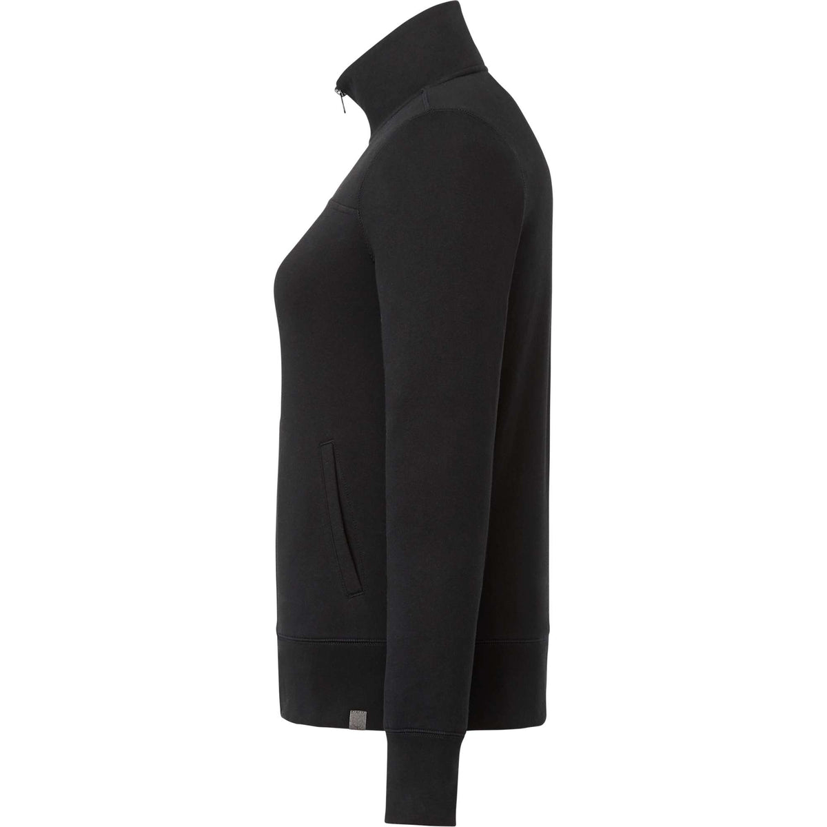 Argus Eco Fleece Full Zip Jacket for Women Transfer - Black - Left Side