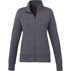 Argus Eco Fleece Full Zip Jacket for Women Transfer - Heather Dark Charcoal - Front