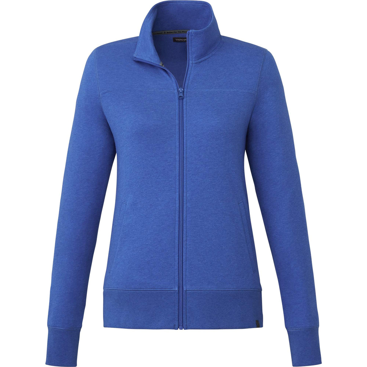 Argus Eco Fleece Full Zip Jacket for Women Transfer - New Royal Heather - Front