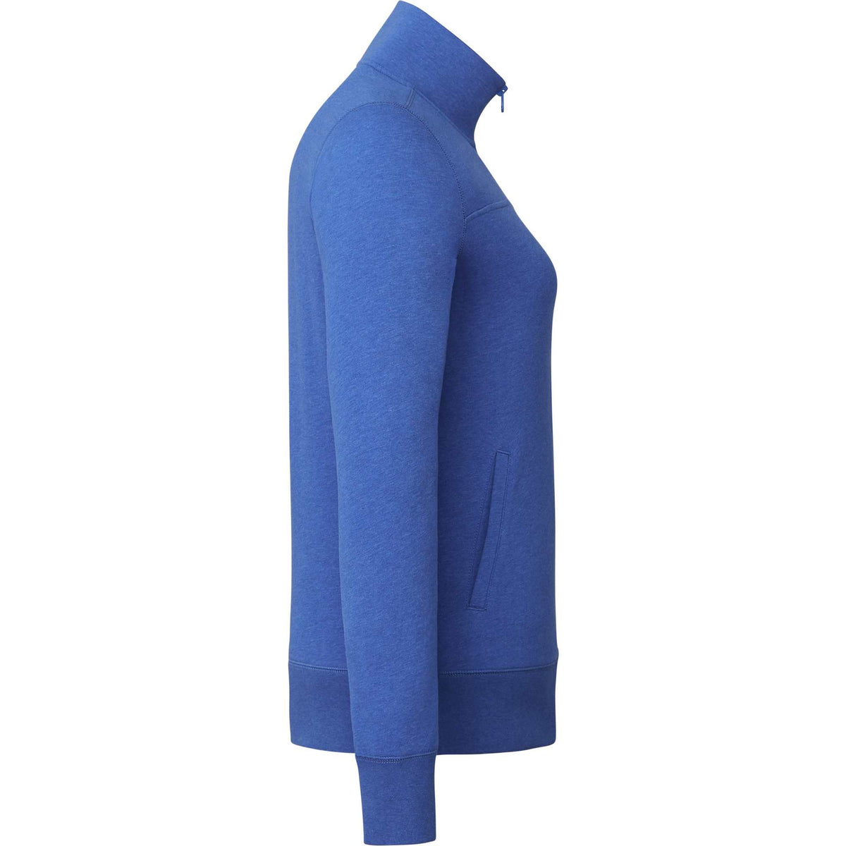 Argus Eco Fleece Full Zip Jacket for Women Transfer - New Royal Heather - Right Side