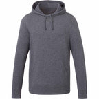 Argus Eco Fleece Pullover Hoodie for Men Embroidery - Heather Dark Charcoal - Front