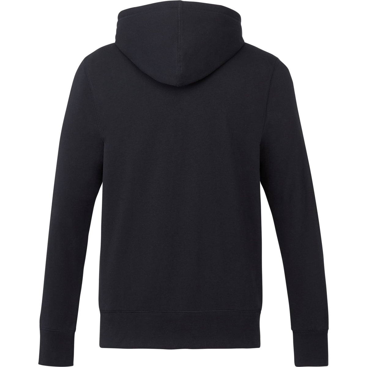 Argus Eco Fleece Pullover Hoodie for Men Transfer - Black - Back