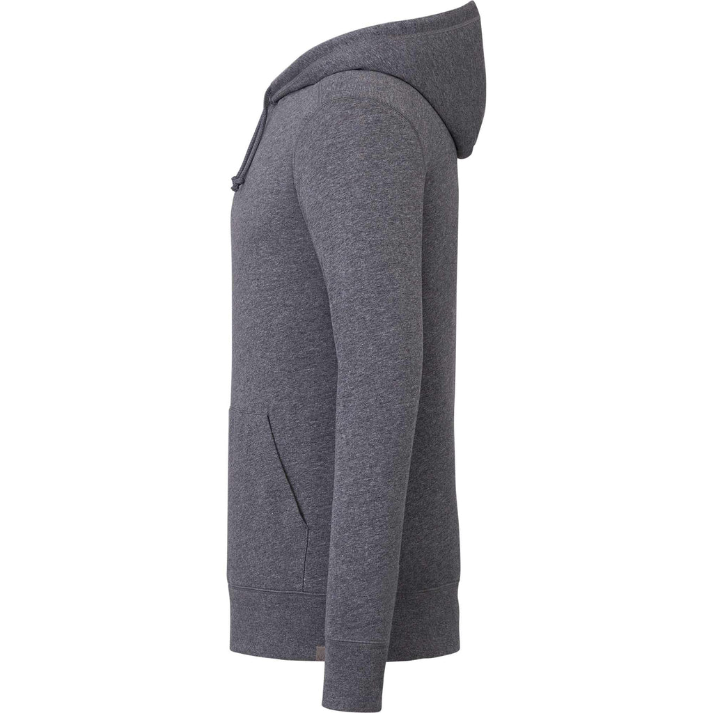 Argus Eco Fleece Pullover Hoodie for Men Transfer - Heather Dark Charcoal - Left Side