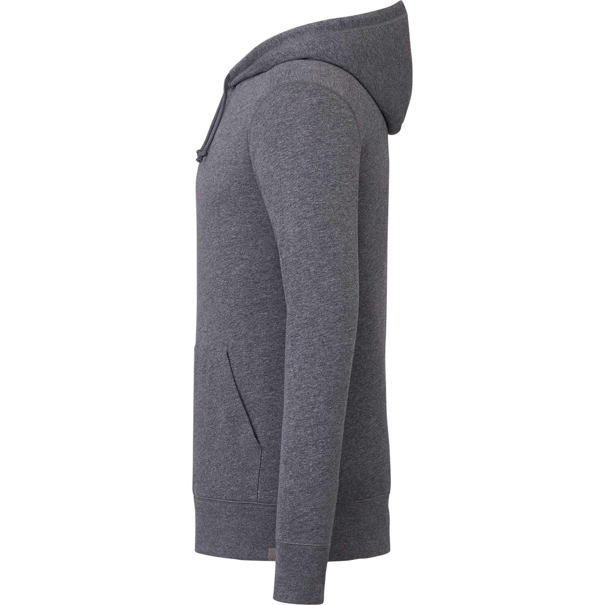 Argus Eco Fleece Pullover Hoodie for Men Transfer - Heather Dark Charcoal - Left Side