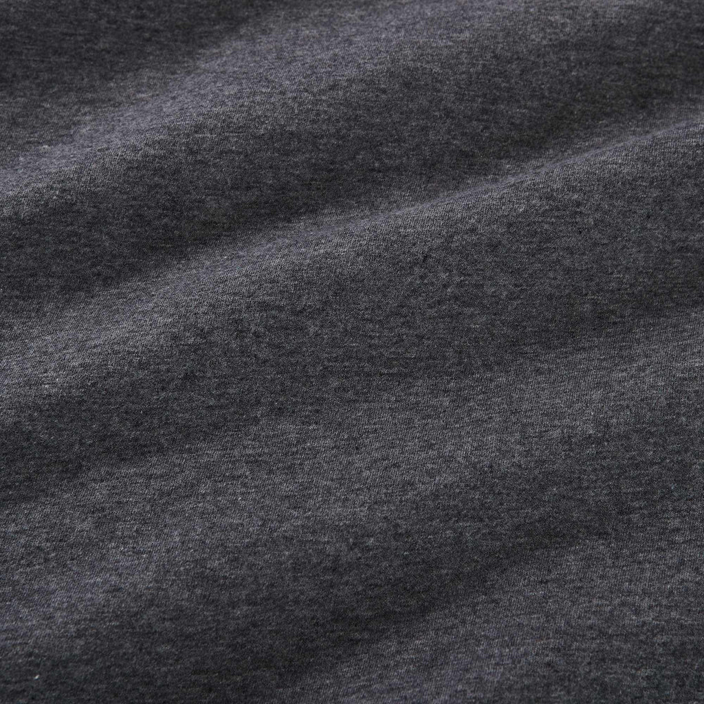 Argus Eco Fleece Pullover Hoodie for Men Transfer - Heather Dark Charcoal - Texture Detail