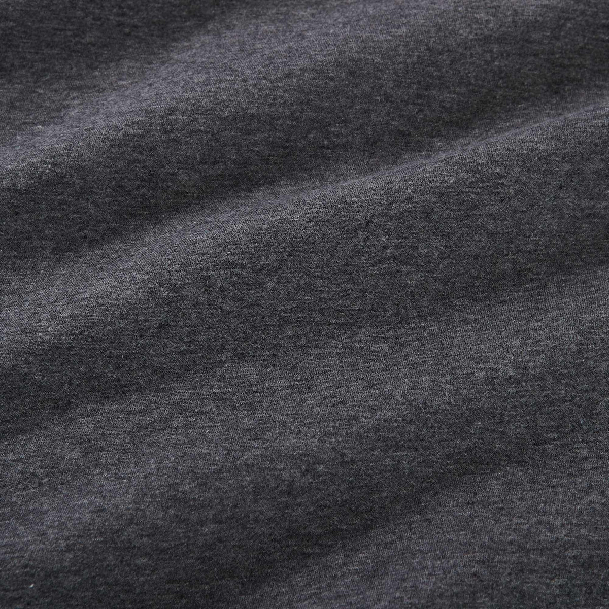 Argus Eco Fleece Pullover Hoodie for Men Transfer - Heather Dark Charcoal - Texture Detail