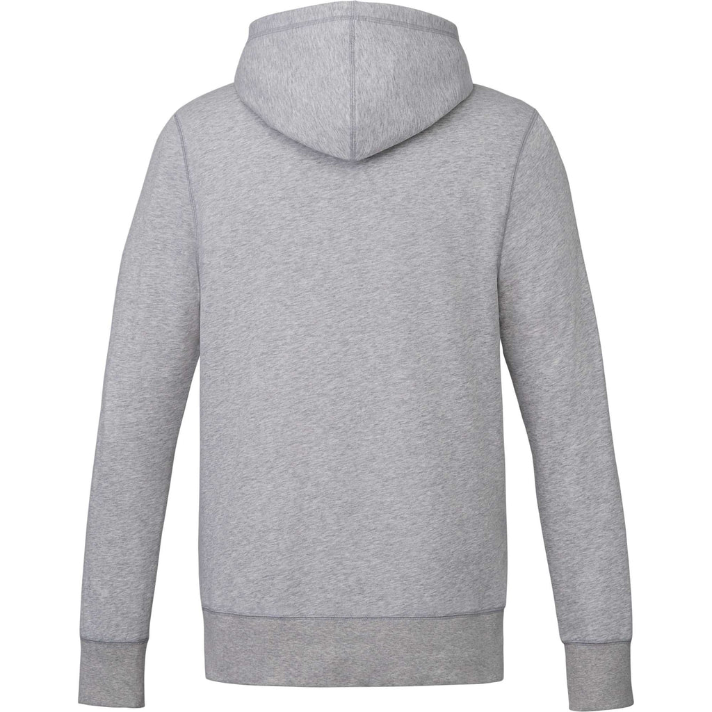 Argus Eco Fleece Pullover Hoodie for Men Transfer - Heather Grey - Back