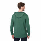 Argus Eco Fleece Pullover Hoodie for Men Transfer - Juniper Heather - Back On Model