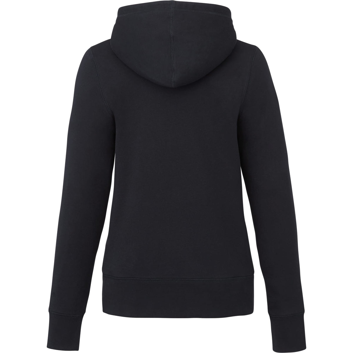 Argus Eco Fleece Pullover Hoodie for Women Embroidery - Black - Back
