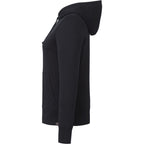 Argus Eco Fleece Pullover Hoodie for Women Embroidery - Black - Left Side