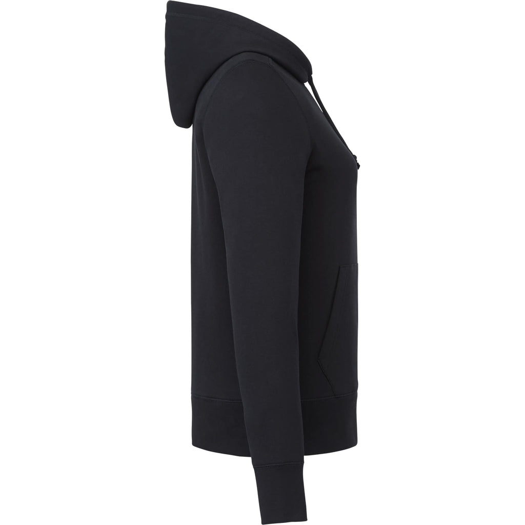Argus Eco Fleece Pullover Hoodie for Women Embroidery - Black - Right Side